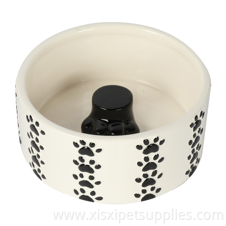 Customizable Pet Products Sublimation Ceramic Pet Bowl for Dog